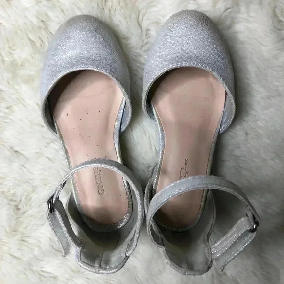George Girls Silver Shoes  Size 9 - Picture 5 of 11